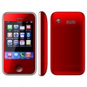 Celular Smartphone Mini Hiphone com 2 Chips e TV - Vermelho